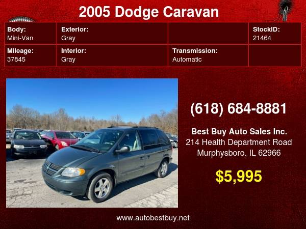 2005 Dodge Caravan SXT 4dr Mini Van Call for Steve or Dean - cars & for sale in Murphysboro, IL