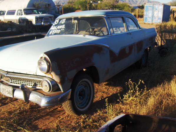 1955 Ford Fairlane V8 Auto Fordomatic 2 door - - by for sale in Chaparral, TX – photo 3