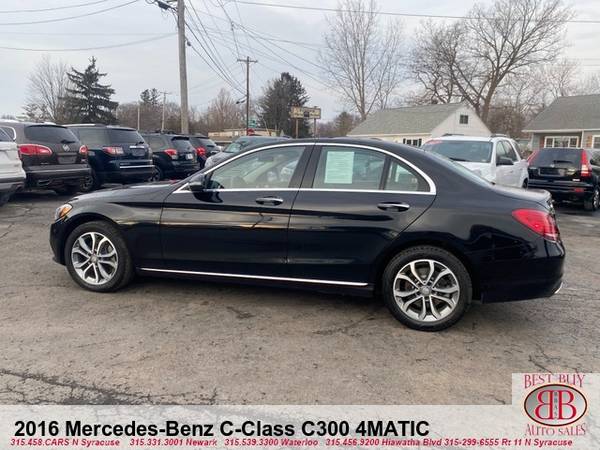 2016 MERCEDES-BENZ C-CLASS C300 4MATIC EVERYONE APPROVED! - cars & for sale in NEWARK, NY – photo 4