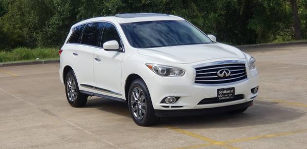 2013 INFINITI JX35 3RD ROW SEATS for sale in Houston, TX