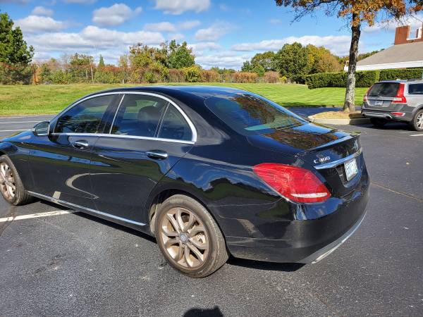 2016 Mercedes Benz C-300 4matic Black/Black Sports Package for sale in Greenville, RI – photo 4