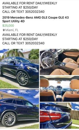 MERCEDES GLE COUPE AMG43 - cars & trucks - by owner - vehicle... for sale in Miami, FL – photo 2