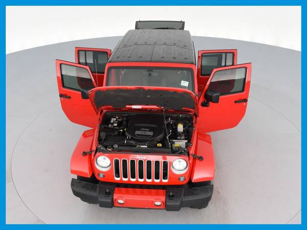 2016 Jeep Wrangler Unlimited Sahara Sport Utility 4D suv Red for sale in Westport, NY – photo 22