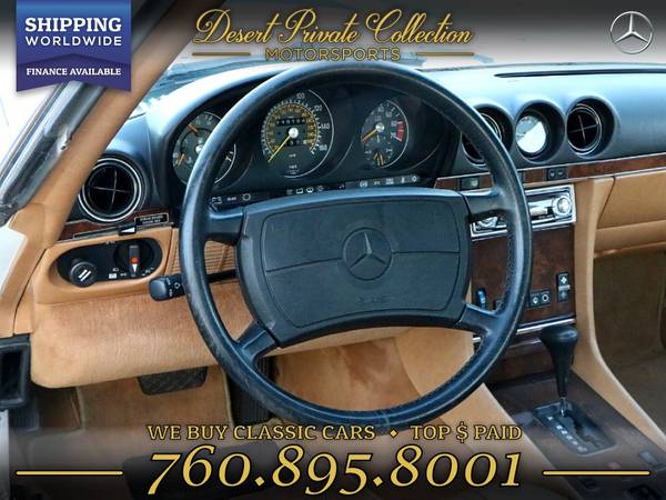 1988 Mercedes-Benz 560 Series Cabriolet 560SL Convertible only at... for sale in Palm Desert, TX – photo 12