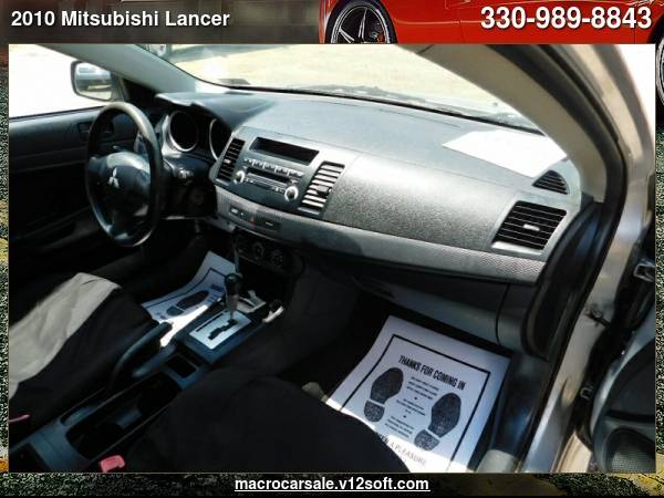 2010 Mitsubishi Lancer DE 4dr Sedan CVT with - - by for sale in Akron, OH – photo 21