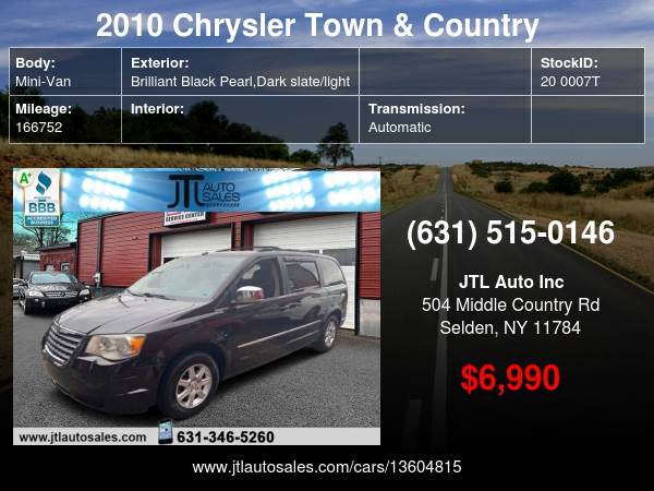 2010 Chrysler Town & Country 4dr Wgn Touring Plus Financing... for sale in Selden, NY – photo 24