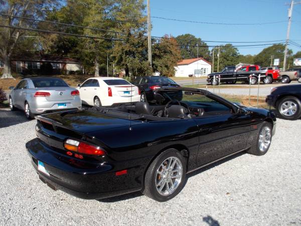 2001 CHEVY CAMARO SS CONVERTIBLE, Low miles, accident free, local for sale in Spartanburg, SC – photo 4