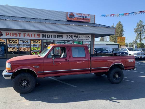 1997 Ford F-350 Crew Cab 4dr 168 4 WB SRW 4WD - - by for sale in Post Falls, WA