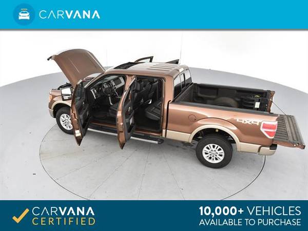 2012 Ford F150 SuperCrew Cab Lariat Pickup 4D 5 1/2 ft pickup Brown - for sale in Atlanta, MD – photo 13