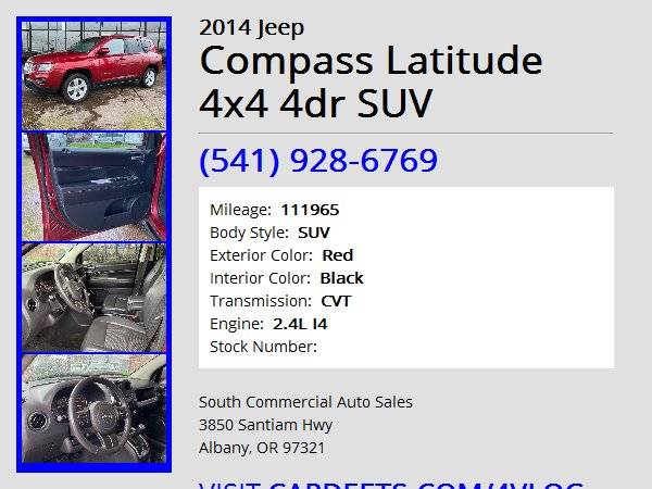 2014 Jeep Compass Latitude 4x4 4dr SUV - - by dealer for sale in Albany, OR – photo 15