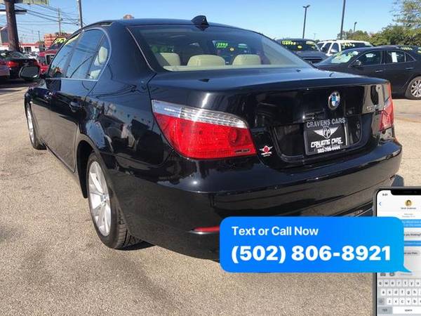2010 BMW 5 Series 535i 4dr Sedan EaSy ApPrOvAl Credit Specialist for sale in Louisville, KY – photo 3