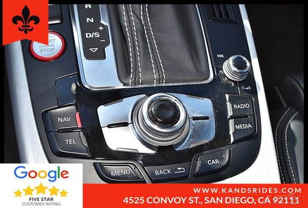 2015 Audi S5 Rear Parking Aid Bluetooth Keyless Start Fog SKU:5549 Aud for sale in San Diego, CA – photo 22