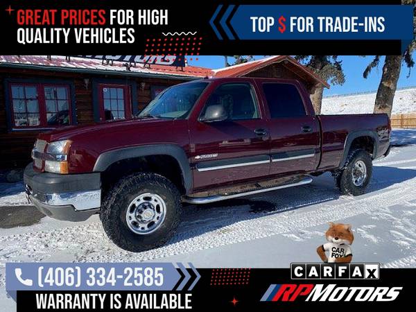 2003 Chevrolet Silverado 2500HD 2500 HD 2500-HD LT FOR ONLY - cars & for sale in LIVINGSTON, MT