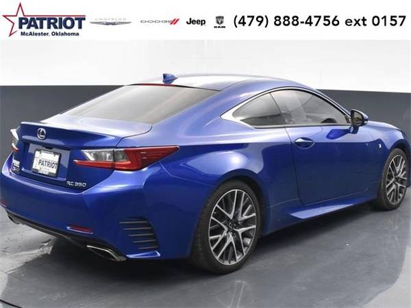 2016 Lexus RC 350 - coupe - - by dealer - vehicle for sale in McAlester, AR – photo 5
