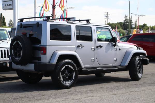 2014 Jeep Wrangler Unlimited Sahara suv Silver for sale in San Jose, CA – photo 4
