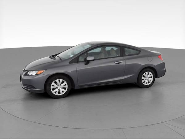 2012 Honda Civic LX Coupe 2D coupe Gray - FINANCE ONLINE - cars &... for sale in Washington, District Of Columbia – photo 4