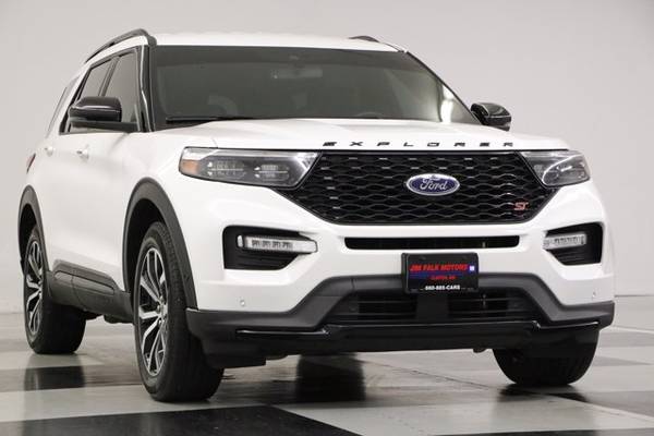 SPORTY White EXPLORER 2020 Ford ST 4X4 4WD SUV APPLE CARPLAY for sale in Clinton, AR – photo 22