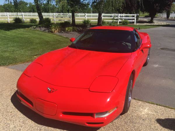 1999 Red Corvette Low Miles for sale in Paradise, CA
