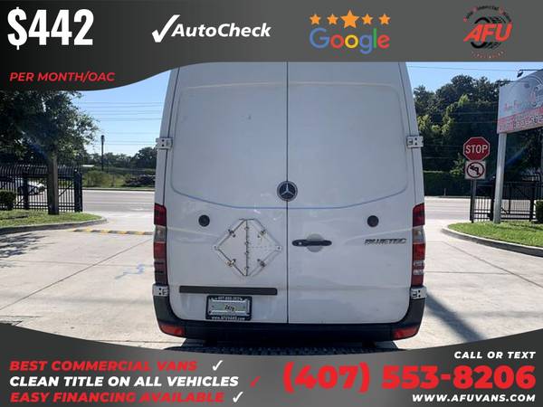 442/mo - 2012 Mercedes-Benz Sprinter 2500 Cargo Extended w170 w 170 for sale in Kissimmee, FL – photo 4