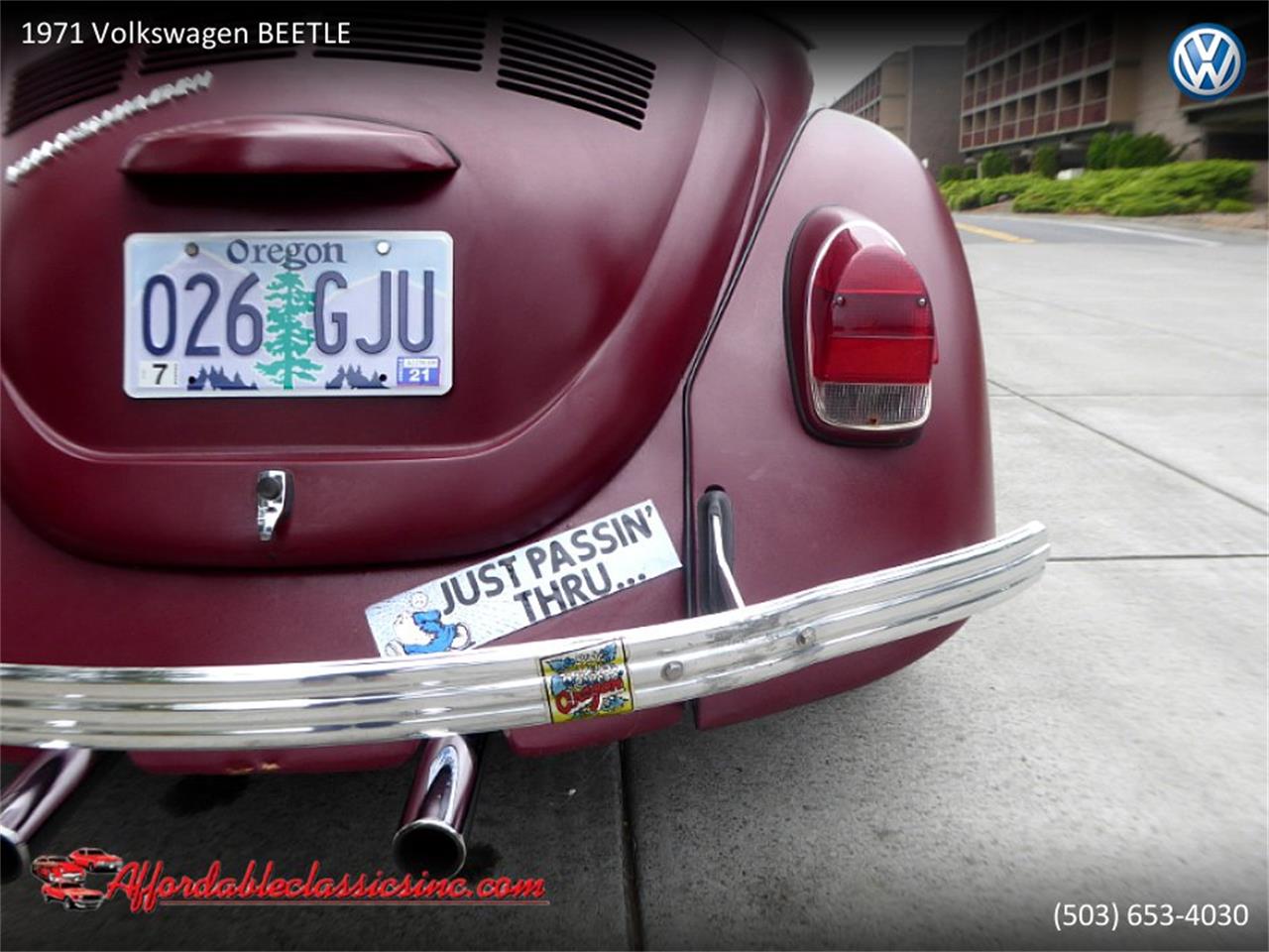 1971 Volkswagen Beetle for sale in Gladstone, OR – photo 12