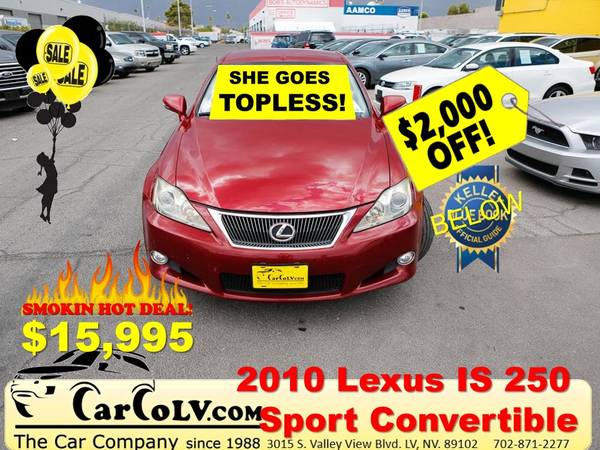 2010 Lexus IS 250 - LOW MILES & 2, 000 OFF - - by for sale in Las Vegas, NV