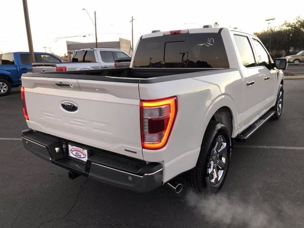 2021 Ford F-150 Lariat Crew Cab 2WD Star White - - by for sale in Glendale, AZ – photo 5