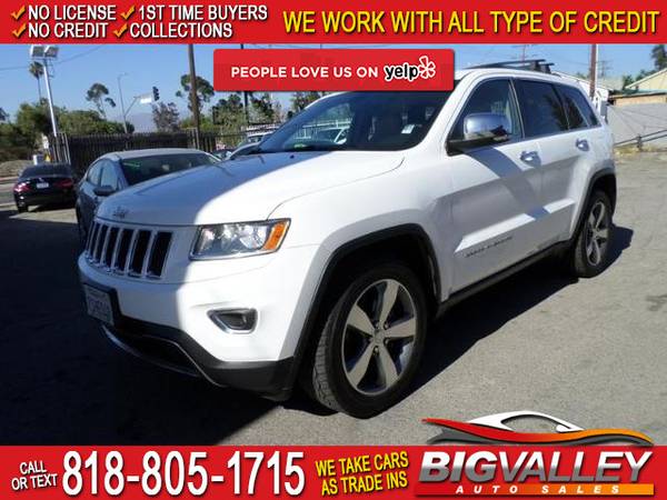 2015 Jeep Grand Cherokee Limited 4WD for sale in SUN VALLEY, CA