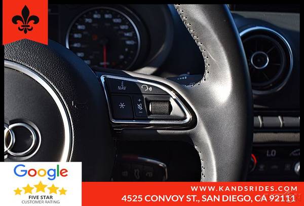 2015 Audi A3 Bluetooth Audio Concert Pwr Pkg 1 Owner Carfax SKU:5496 A for sale in San Diego, CA – photo 16