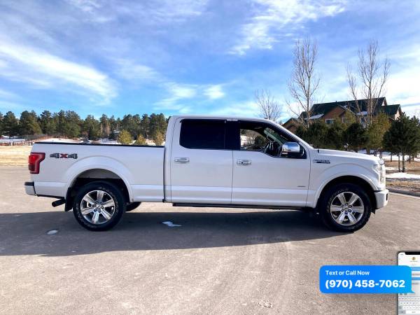 2016 Ford F-150 F150 F 150 4WD SuperCrew 145 Platinum - CALL/TEXT for sale in Sterling, CO – photo 3