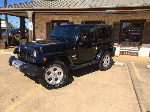 2014 Jeep Wrangler Sahara 1 Owner Jeep - cars & trucks - by dealer -... for sale in Tyler, TX