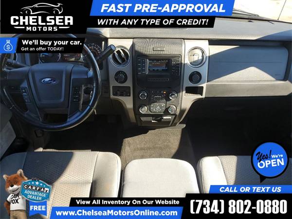 269/mo - 2013 Ford F150 F 150 F-150 XLT4WD XLT 4 WD XLT-4-WD Crew for sale in Chelsea, OH – photo 12
