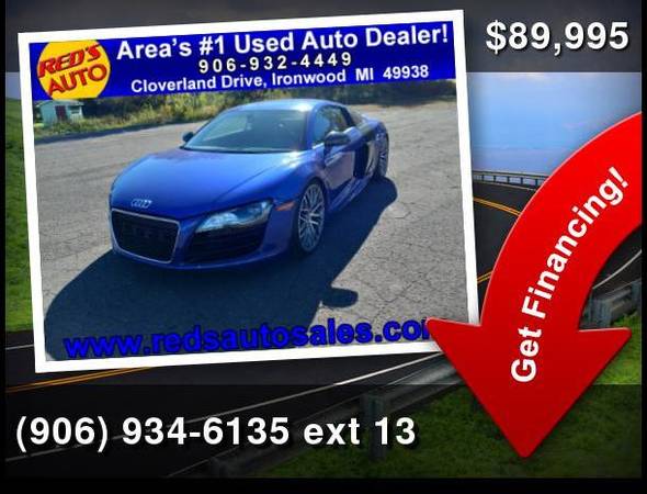 2009 Audi R8 quattro - - by dealer - vehicle for sale in Ironwood, WI