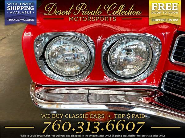 1970 Chevrolet El Camino Fully Restored Pickup at a HUGE DISCOUNT! -... for sale in Palm Desert , CA – photo 13