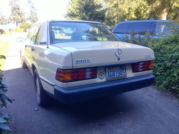 1987 Mercedes Benz 190e PROJECT (won t start - fix or parts) - cars & for sale in Nordland, WA – photo 3