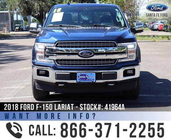 2018 Ford F150 Lariat Remote Start - Moonroof - Leather for sale in Alachua, FL – photo 2
