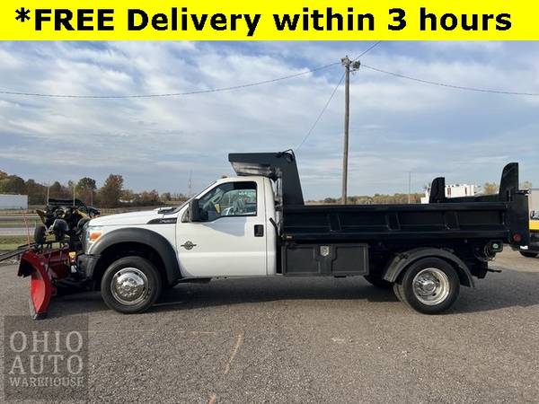 2011 Ford Super Duty F-550 DRW XL 4x4 Dump Bed Snow Plow Powerstroke for sale in Canton, WV – photo 5
