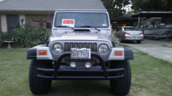 01 JEEP WRANGLER 4X4 4CYL 2DR HT for sale in Wylie, TX – photo 2