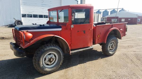 1962 Dodge M37 Military Power Wagon Truck 4x4 4wd for sale in Onida, SD