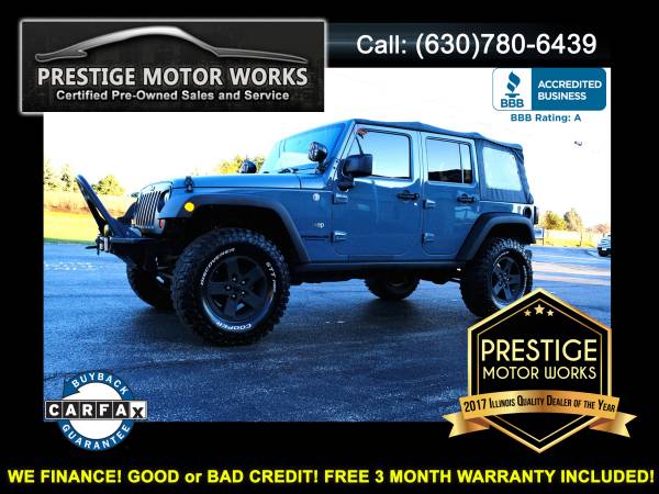 2014 Jeep Wrangler!! AS LOW AS $1500 DOWN FOR IN HOUSE FINANCING for sale in Naperville, IL