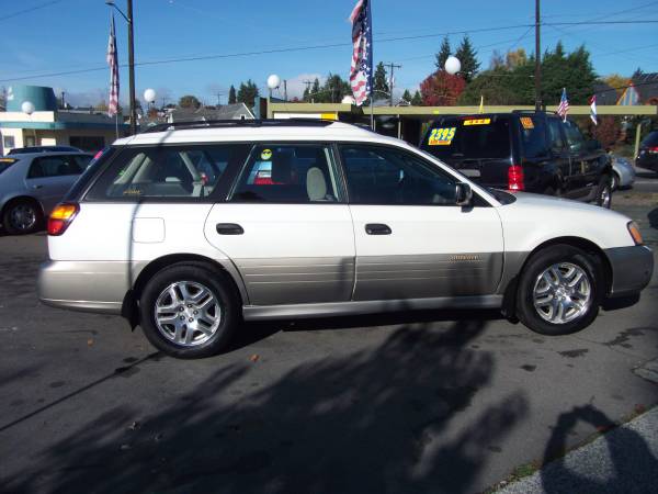 2003 SUBARU OUTBACK AWD WAGON FALL/WINTER READY PROPERLY EQUIPPED for sale in Seattle, WA