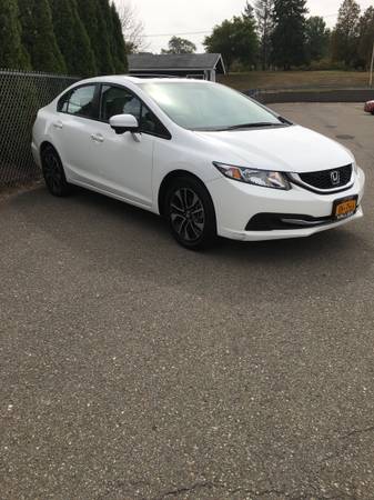 Honda civic ex 2015 loaded moonroof Excellent cond. - cars & trucks... for sale in ENDICOTT, NY – photo 2