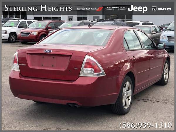 2008 Ford Fusion 4dr Sdn I4 SE FWD sedan Redfire Metallic for sale in Sterling Heights, MI – photo 3