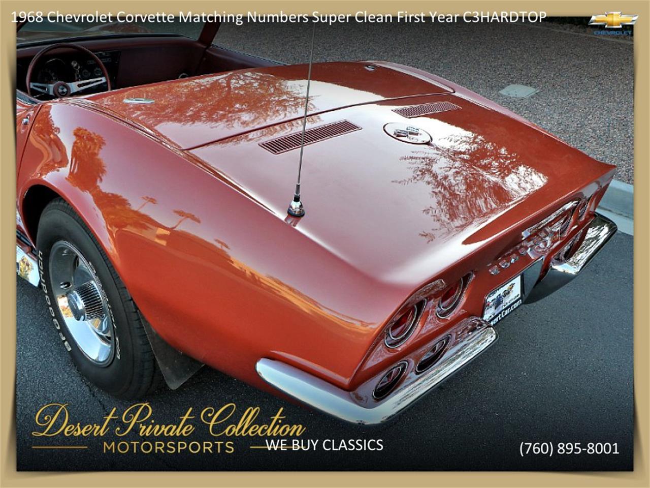 1968 Chevrolet Corvette for sale in Palm Desert , CA – photo 17