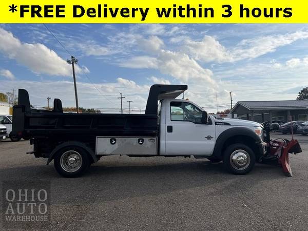 2011 Ford Super Duty F-550 DRW XL 4x4 Dump Bed Snow Plow Powerstroke for sale in Canton, WV – photo 6