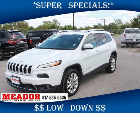 2015 Jeep Cherokee Limited - Super Clean! for sale in Burleson, TX