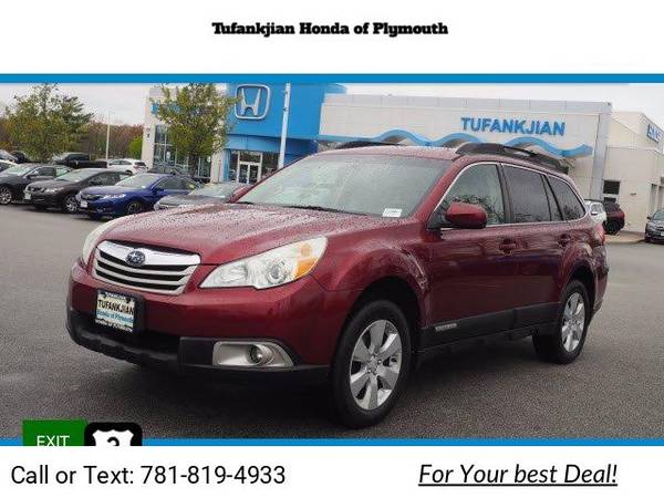 2011 Subaru Outback 2 5i Prem AWP hatchback Red - - by for sale in Plymouth, MA