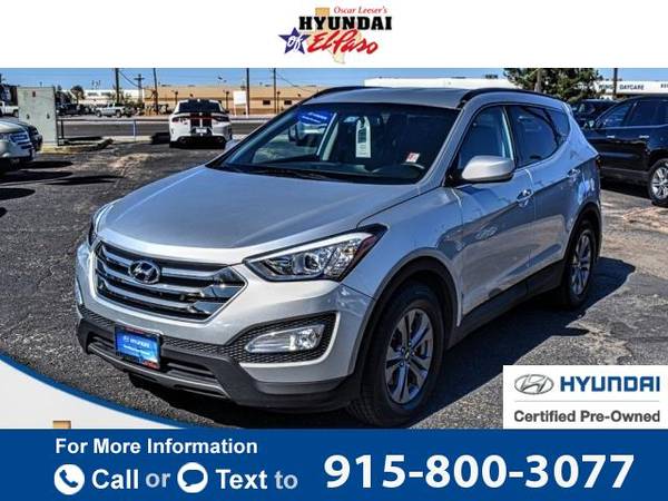 2016 Hyundai Santa Fe Sport 2.4 Base suv Sparkling Silver for sale in El Paso, TX