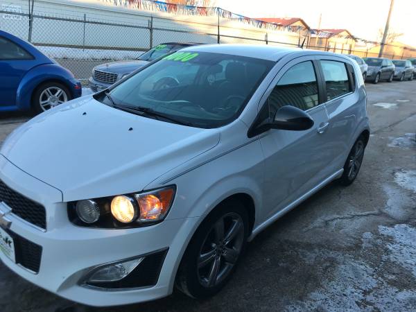 2014 Chevy Sonic Rs Stick Shift RUNS GREAT! - - by for sale in Clinton, IA – photo 2