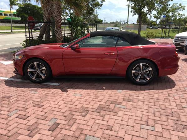 2016 *Ford* *Mustang* *2dr Convertible V6* Race Red for sale in Deerfield Beach, FL – photo 2