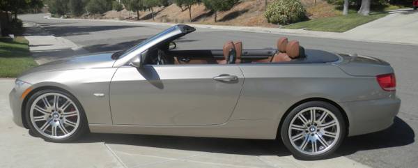 2008 BMW 335i Convertible Platinum Bronze Sports Package 19" Wheels for sale in Vista, CA